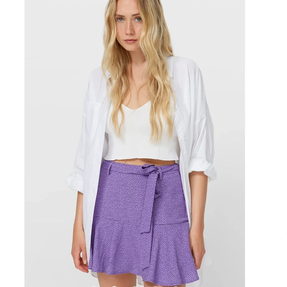 Love for Humanity Purple Polka Dot‎ Skort